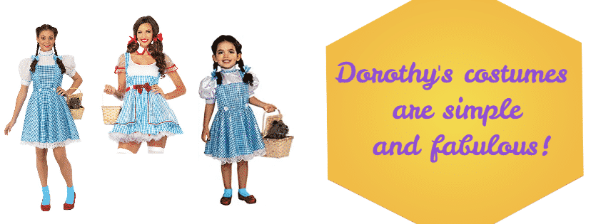Dorothy costumes are simple and fabulous!